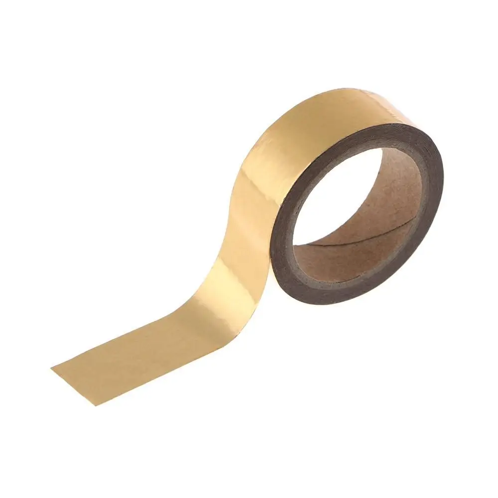 Photo Album Decor DIY Solid Color Stationery Sticker Hot Stamping Scrapbooking Sticky Paper Decor Tape