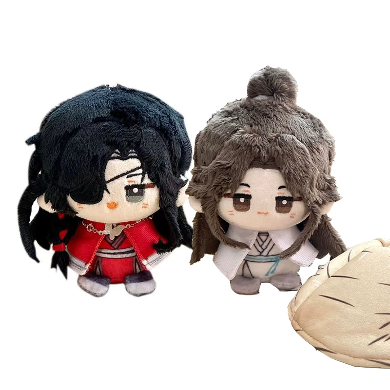 

10cm Tian Guan Ci Fu Plush Heaven Officials Blessing Hua Cheng Xie Lian Qing Xuan Stuffed Dolls Toy Key Chains Christmas Gift
