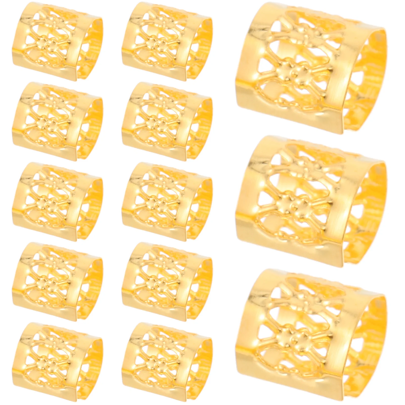 

300Pcs Braiding Jewelry Iron Hair Rings for Braids Durable Dreadlock Beads Party Wedding Accessories Dreadlock Beads