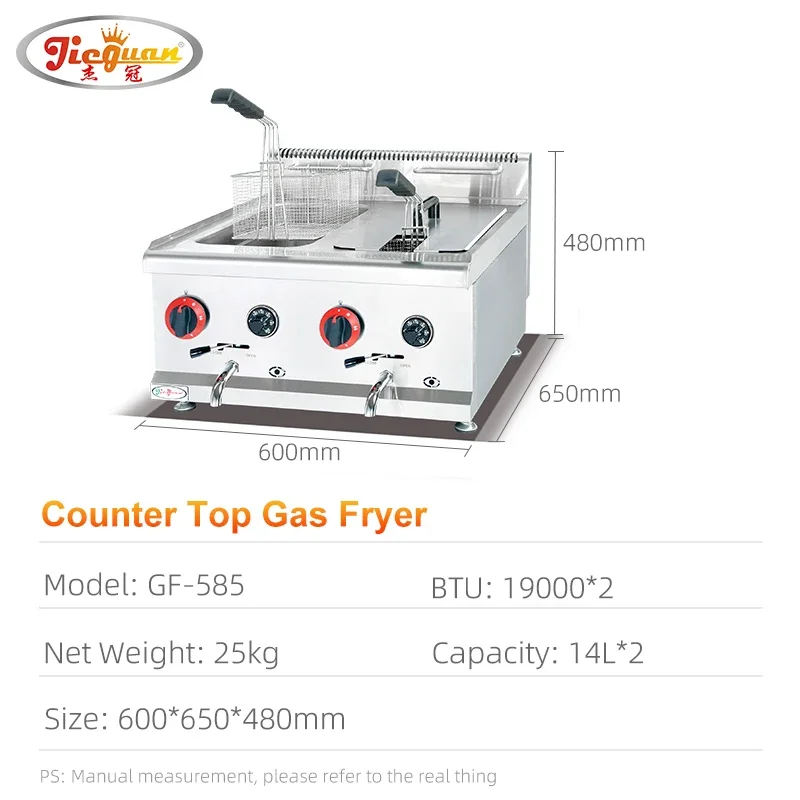 Commercial Kitchen Equipment Stainless Steel Gas Fryer Control Safety  Temperature Thermostat