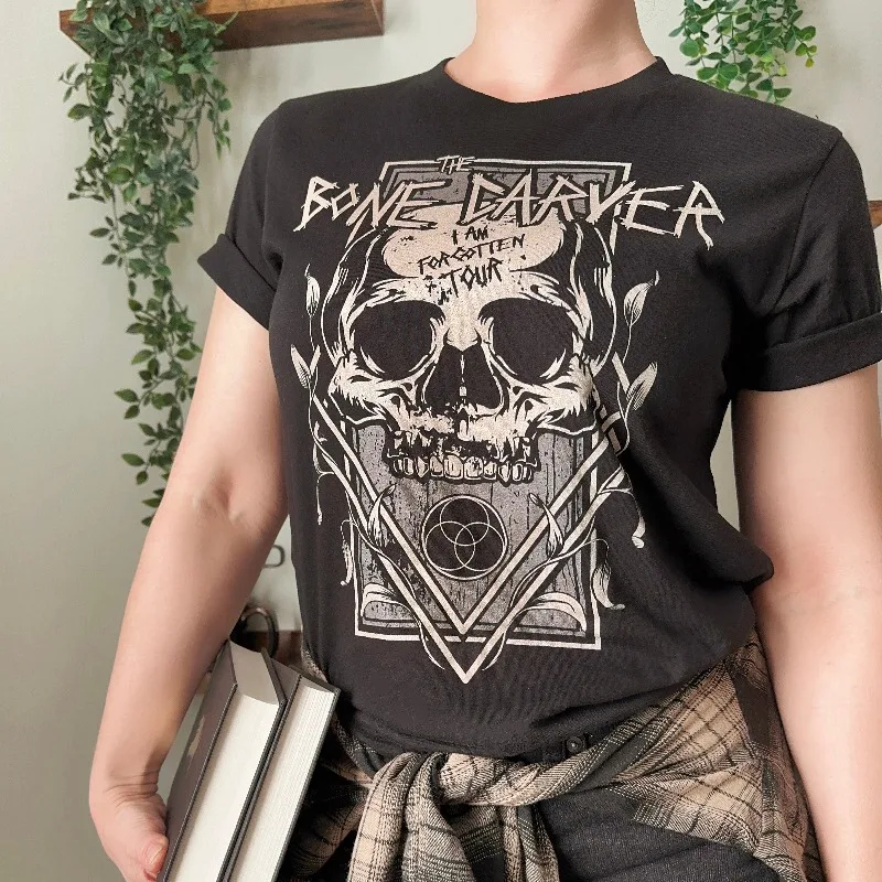 Camicia Bone Carver con licenza ufficiale Camicia ACOTAR Sarah J Maas Merch Velaris Trono di vetro Crescent City Bookish Merch
