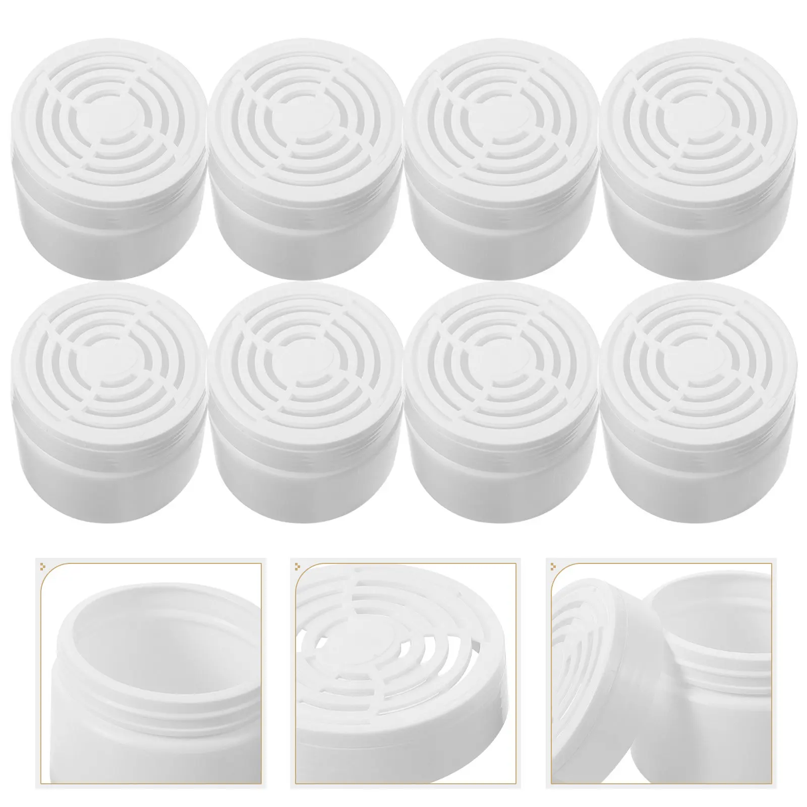 10Pcs Hollow Air Freshener Box Refillable Plastic Deodorant Case Large Capacity Odor Removing Box for Bathroom Bedroom Car