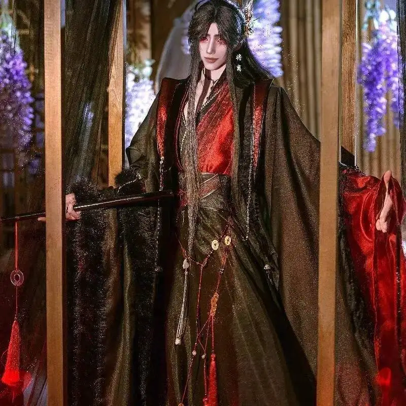 MDZS مشتقة أداء متعدد الاستخدامات زي الهالوين التأثيري كرنفال فستان السلف القديم من ييلينغ وي Wuxian تأثيري