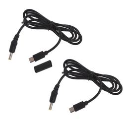 12V Type C to 3.5x1.35/DC 4.0 x 1.7 Triggers Power Cable Converter Cable Power Cord for Routers Laptop Speaker LED Light Camera