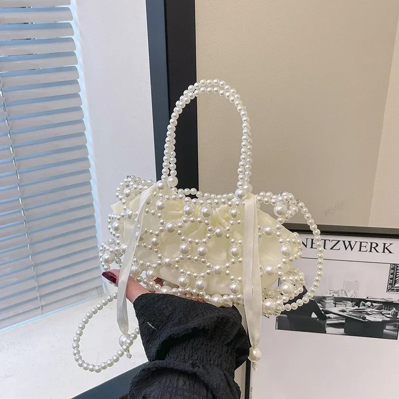 

Beading Solid Color Trendy Shoulder Bags Exquisite Women's Bags 2025 Hot Sale Simple Versatile Women's Crossbody Bags