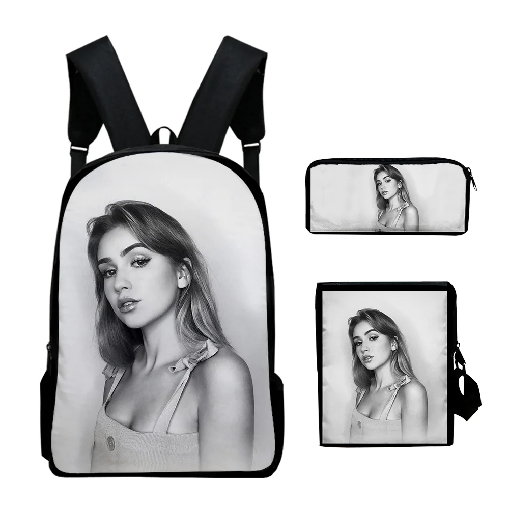 

Mia Maples 2023 Backpack 3 Pieces Sets Shoulder Bags Unisex Daypack Zipper Bag Unique Pencil Bag