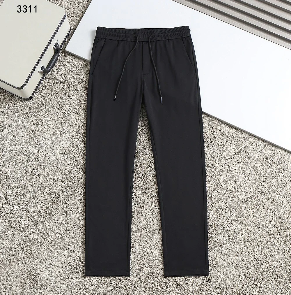 BLKA CPTG Pants Thin Cotton Men 2025 Spring Summer new Business Embroidery comfortable elastic Big size 30-40 Pants