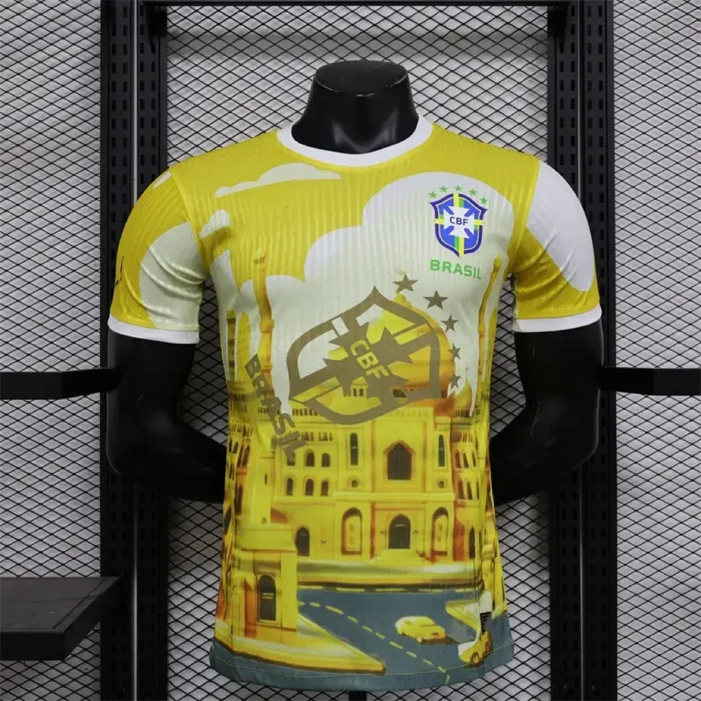 

New Local and Away Football T-shirt Comfortable Outdoor Training T-Shirts for Men Women From Brazil 3D Printed Short Sleeve Tops
