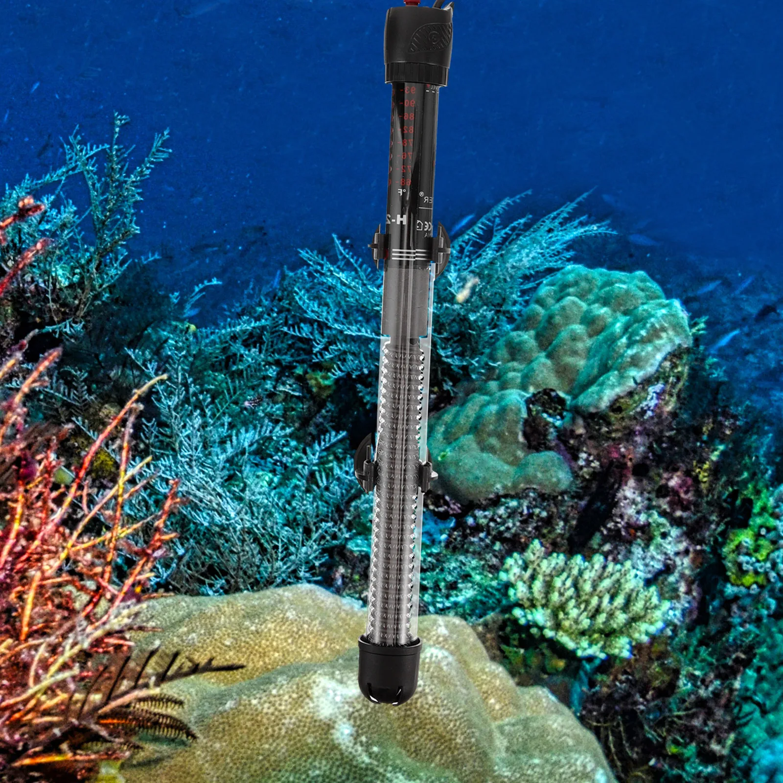 

Aquarium Heater Glass Tube Heating Rod for Fish Tank Shrimp Pond Accessories Constant Temperature Adjustable Range Reliable