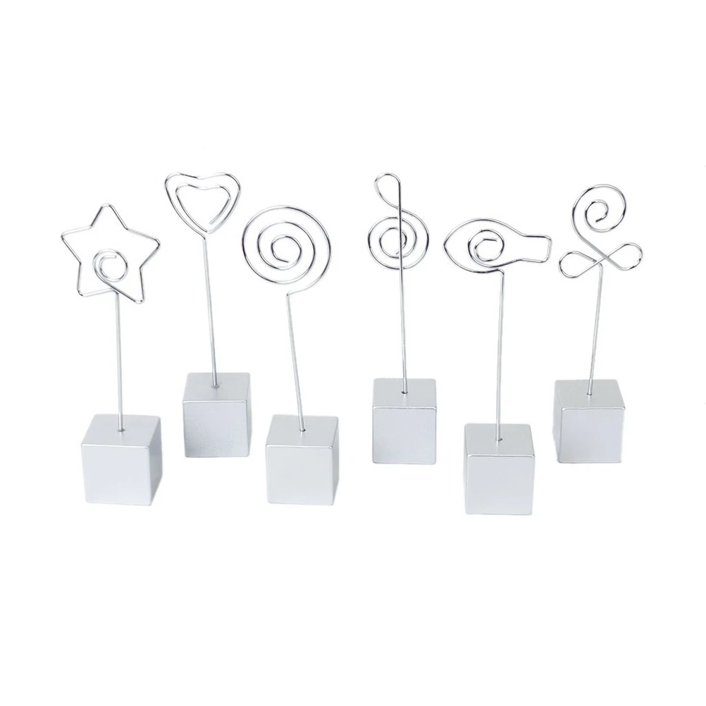 

Resin Memo Clip Base Heart Shape Holder 11 4cm L 2 4cm Wire Clip Photo Document Holder Desktop Accessory
