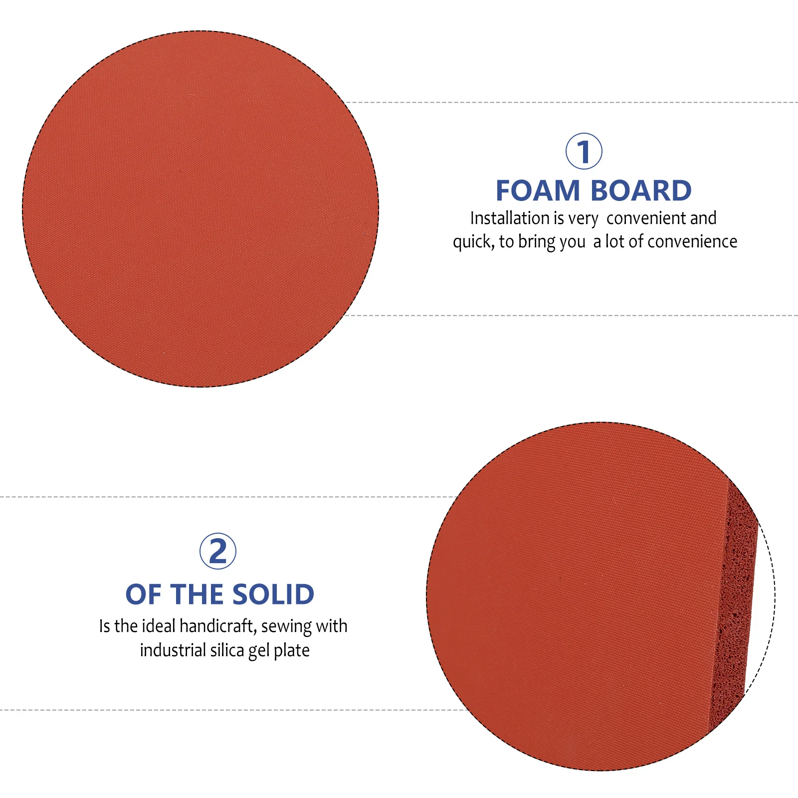 

1Pcs Silicone Rubber Heat Press Pad High Temperature Resistant Non Stick Heat Transfer Mat for Sublimation Printing Craft