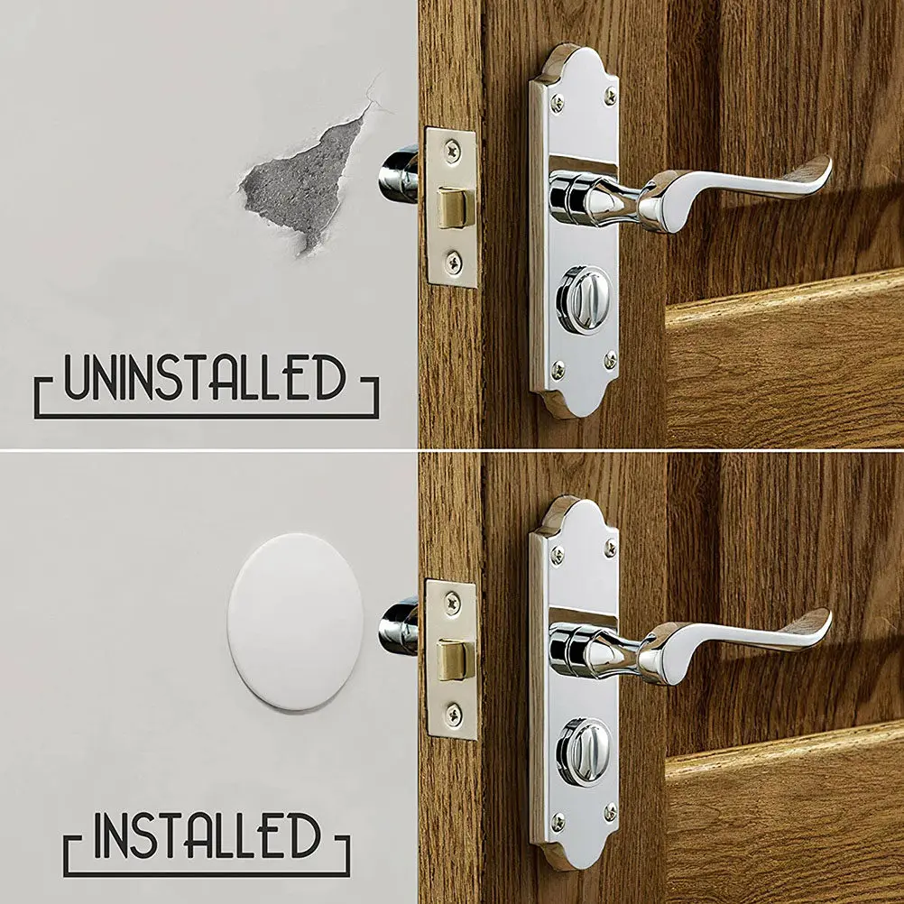 

4Pcs Silicone Door Stopper Wall Protector Pad for Cabinet Fridge Door Edge Protection Low Noise Scratch Resistant Adhesive