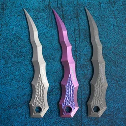 MANCOPE Titanium Wolverine Claws TC4 Tea Needle Multifunction Tool karambit Screw Wrench EDC Self-Defense Tools