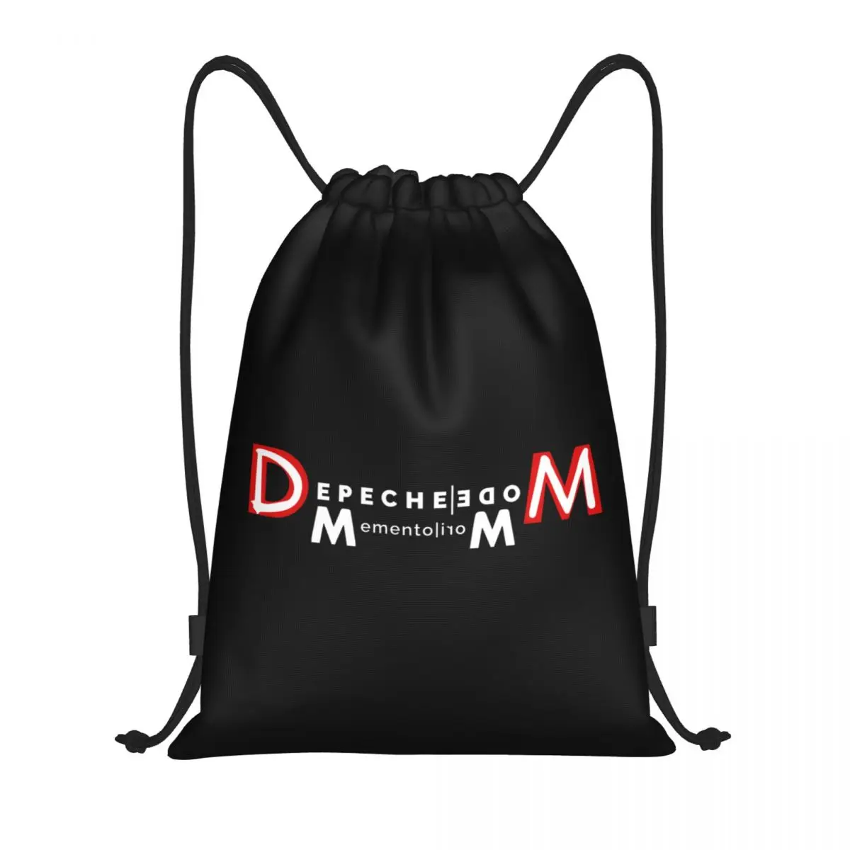 Saco de cordão eletrônico personalizado Depeche Rock, modo legal, compras, ioga, homens, mulheres, esportes, mochila de ginástica