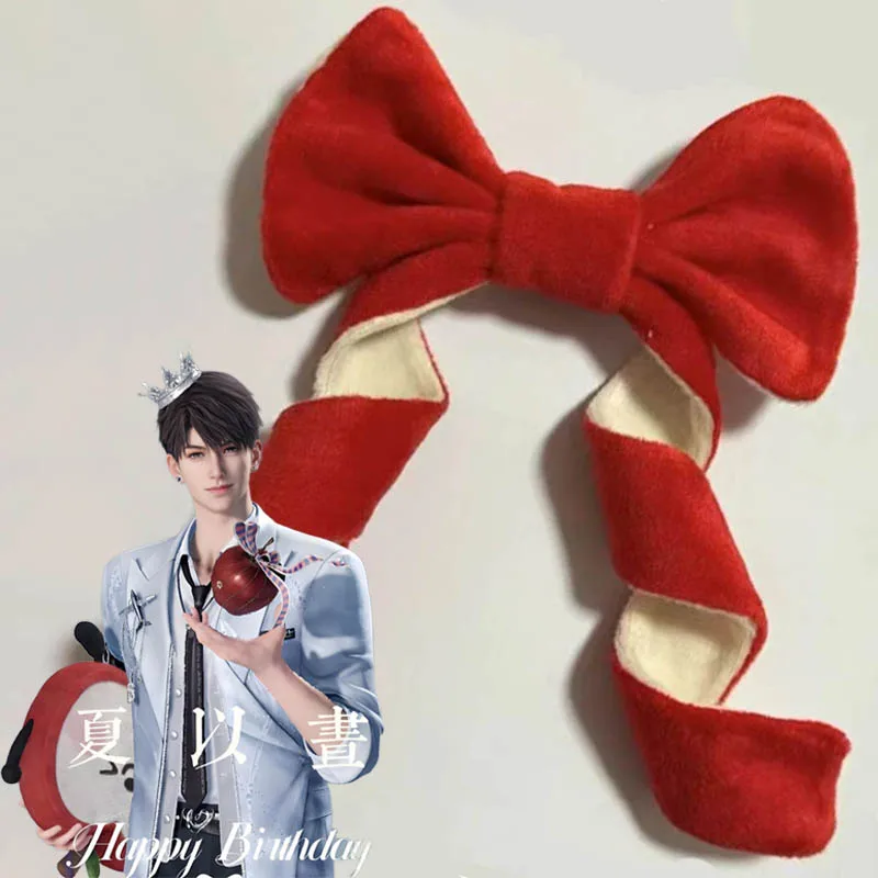 

Game Love And Deepspace Caleb Cosplay Headwear Bowknot Apple Peel Lolita Princess Hairclip Hairpin Jewelry Hair Accessories Gift