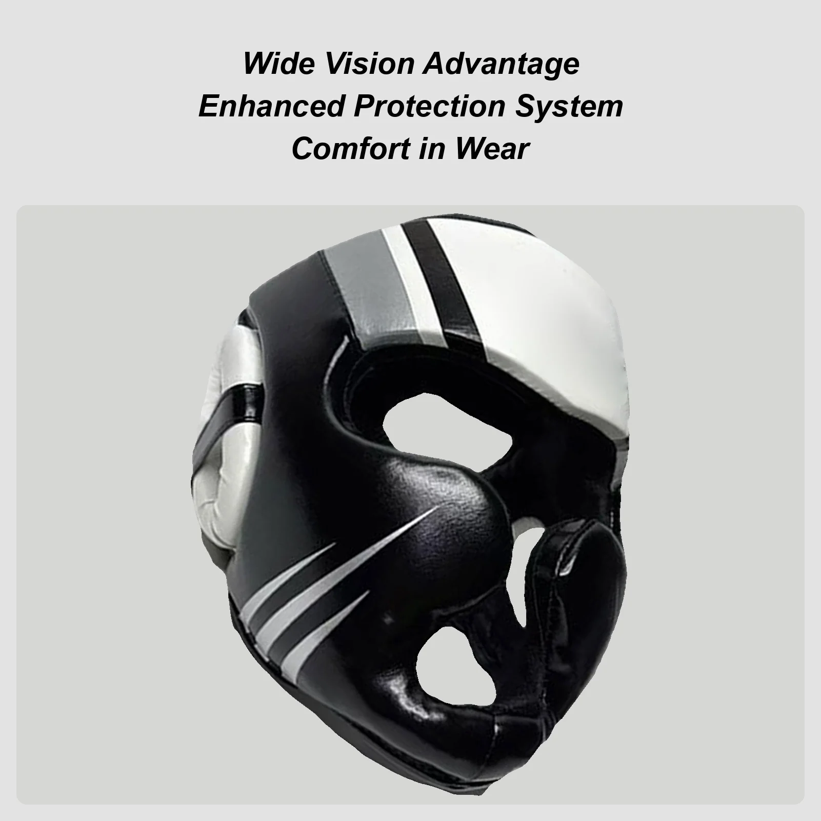 

Головной убор для бокса, спарринга, полнолицевой головной убор для кикбоксинга, защитный головной убор, легкий защитный шлем, амортизирующий тренировочный головной убор