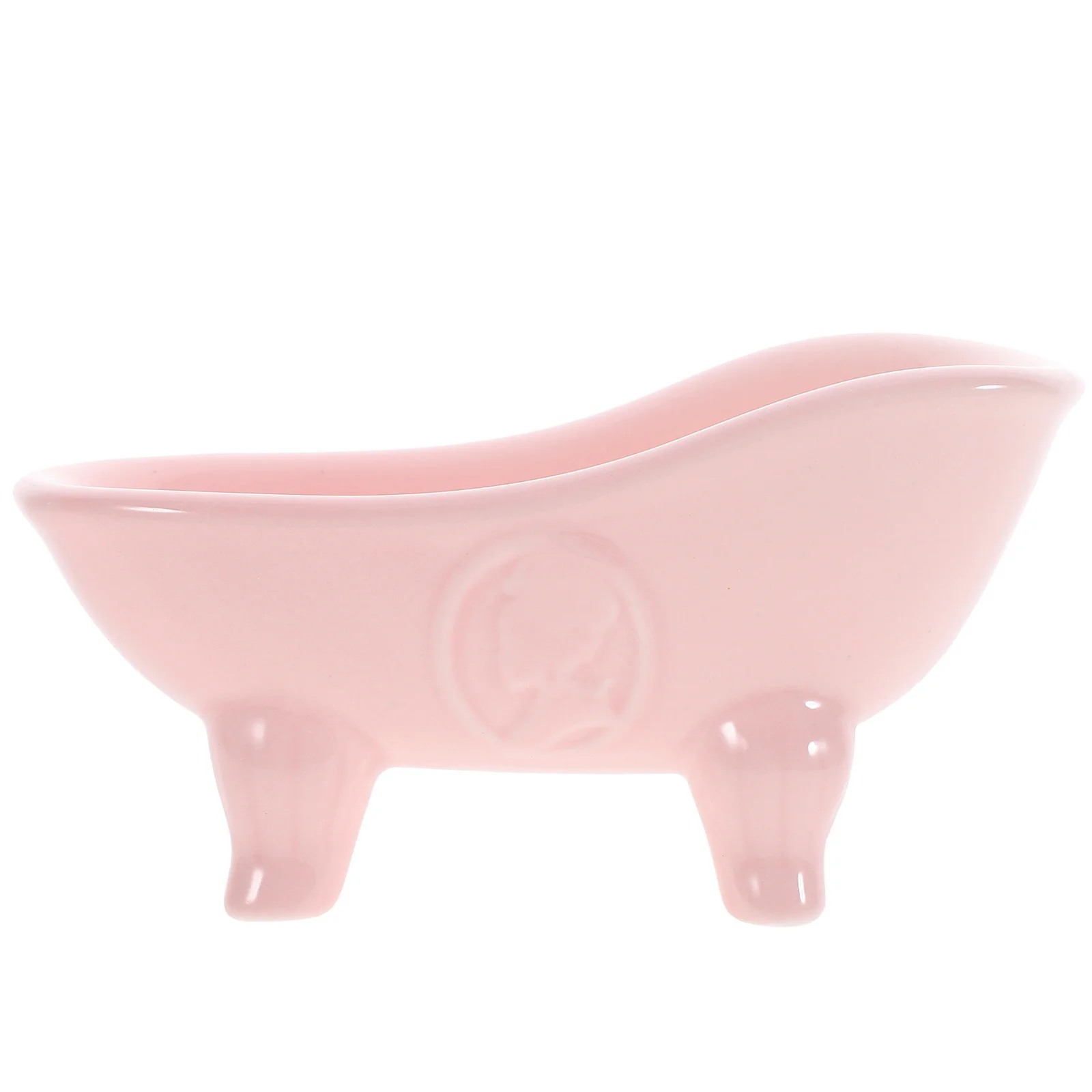 

Ceramic Soap Dish with Drainage Hole for Bathroom Shower Sink Bar Soap Holder Keep Dry and Clean Storage Tray Non-Slip Design