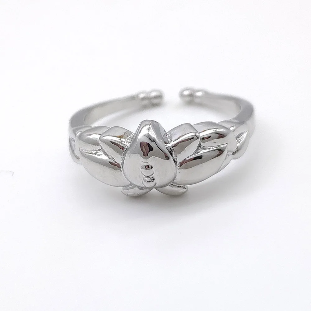 Brdwn Frieren: Beyond Journey's End Unisex Frieren Cosplay Flower Halloween Gothic Ring