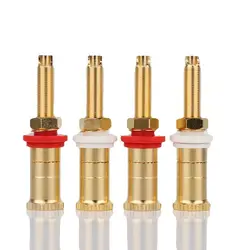 WBT Style Terminal Connectors Gold Hi-end Speaker/amplifier terminals/connector banana plug socket HIFI DIY binding post