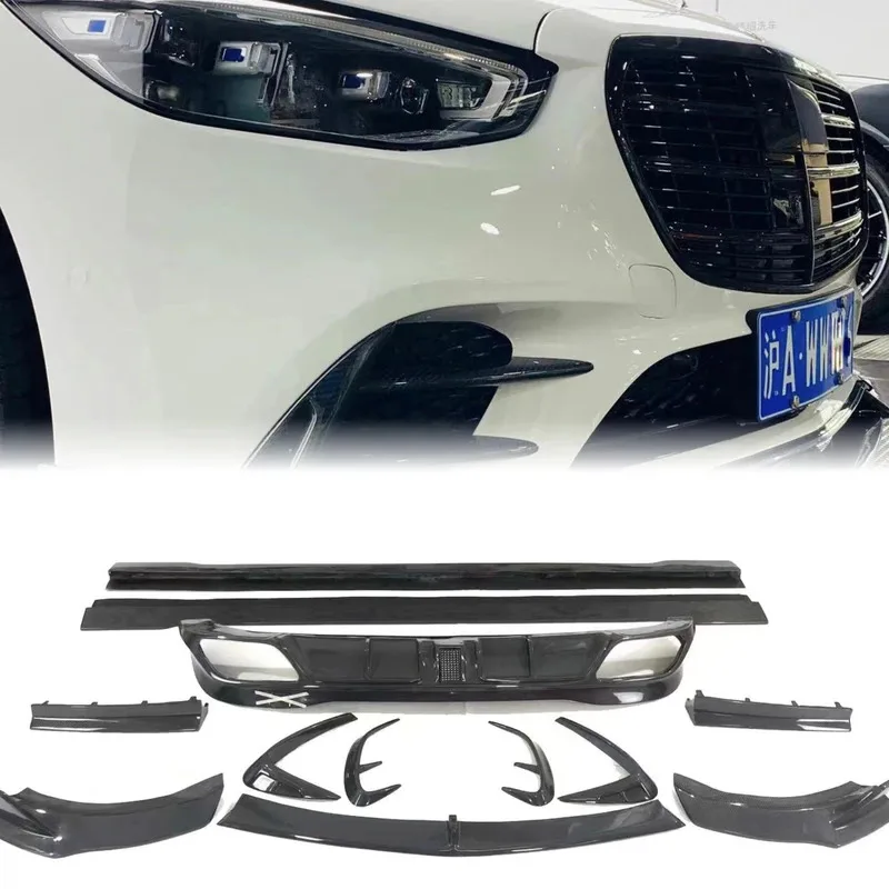 

Accessories Set S450 S500 For MB Front Lip Side Skirts Rear Diffuser Bumper Carnard