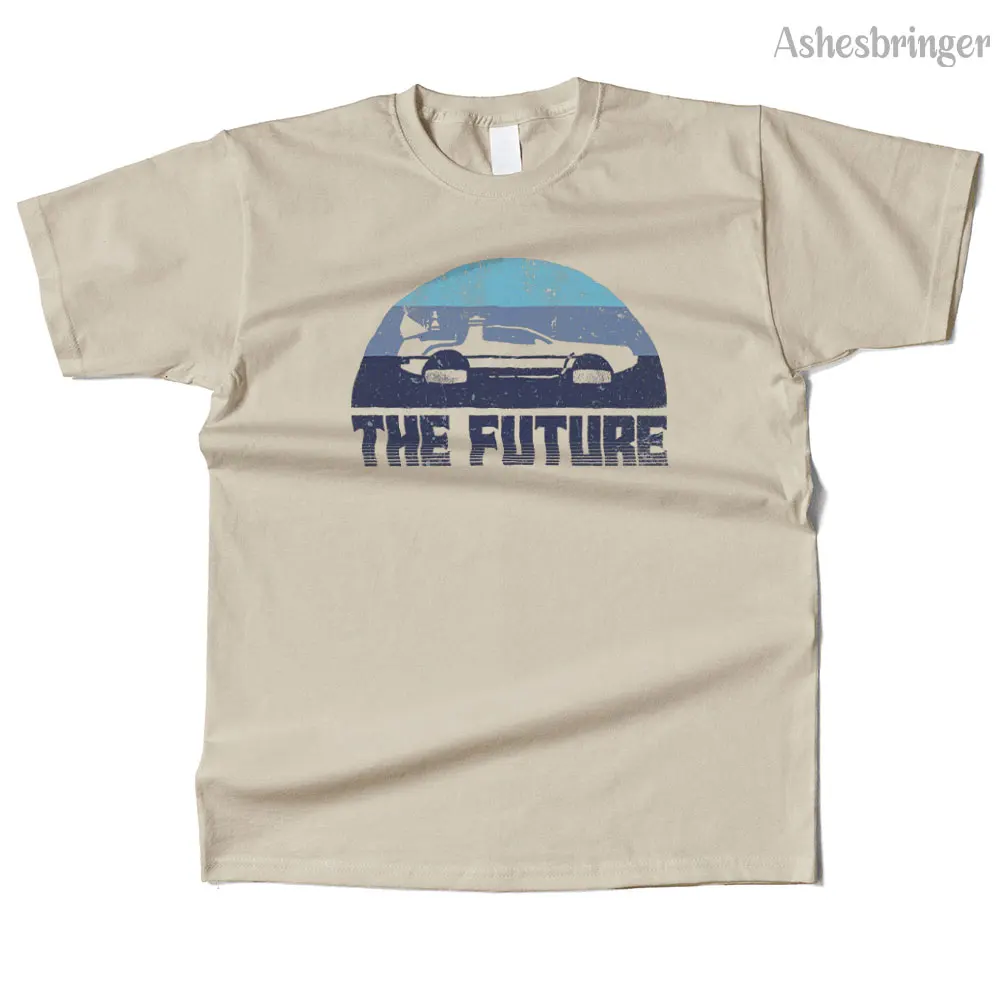 تي شيرت رجالي من القطن The Future is Back برسومات الشارع كاجوال للرجال والنساء #2