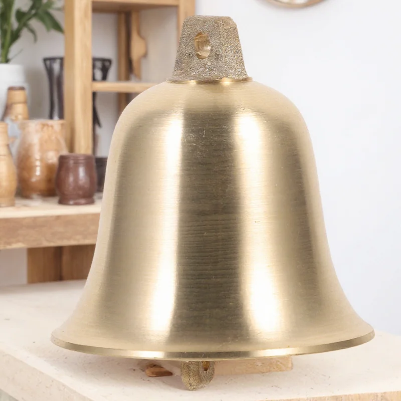 

Vintage Bell Ornament Mini Brass Bells Style Hanging Charms for DIY Craft Wind Chimes Keychain Holiday Festival
