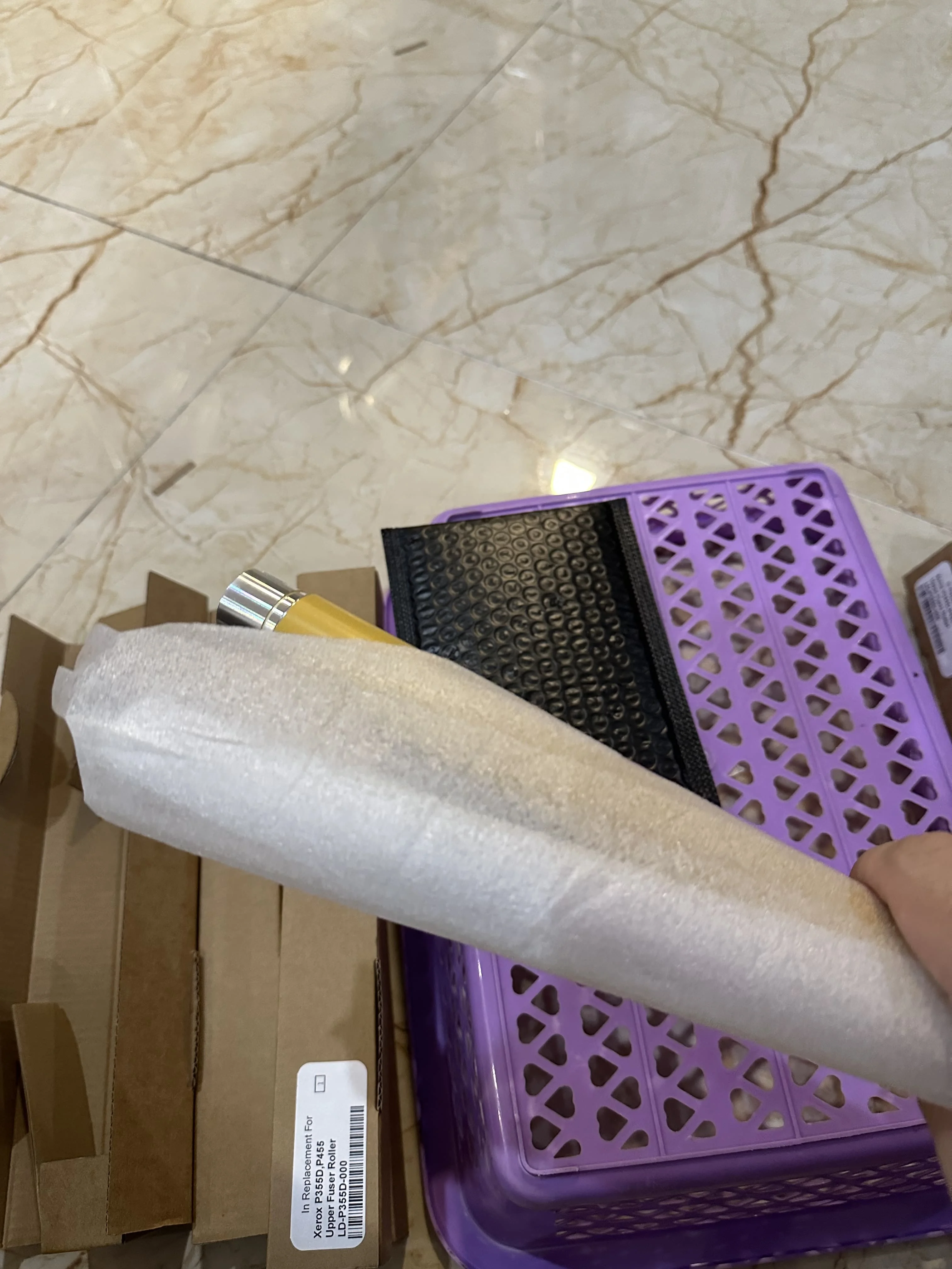 

1pc Fuser Upper Heat Roller for XEROX P355 M355 M455 Phaser 3610 WorkCentre 3615 3655 WC3615 WC3655 Docuprint P455