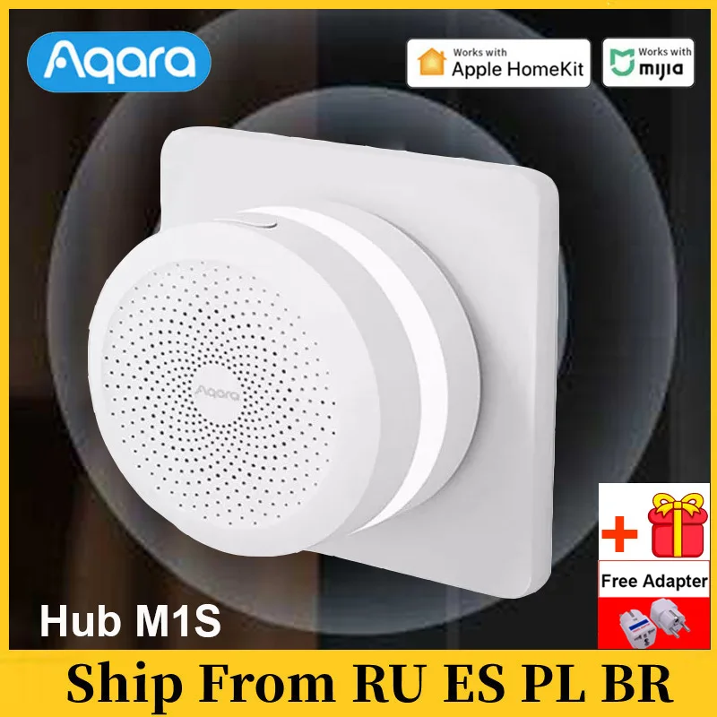 Aaqra hub M1S Gateway Zigbee 3.0 WiFi Remote Control RGB Radio Aqara Relay Wireless humidity Door Sensor Support Mi Home Homekit