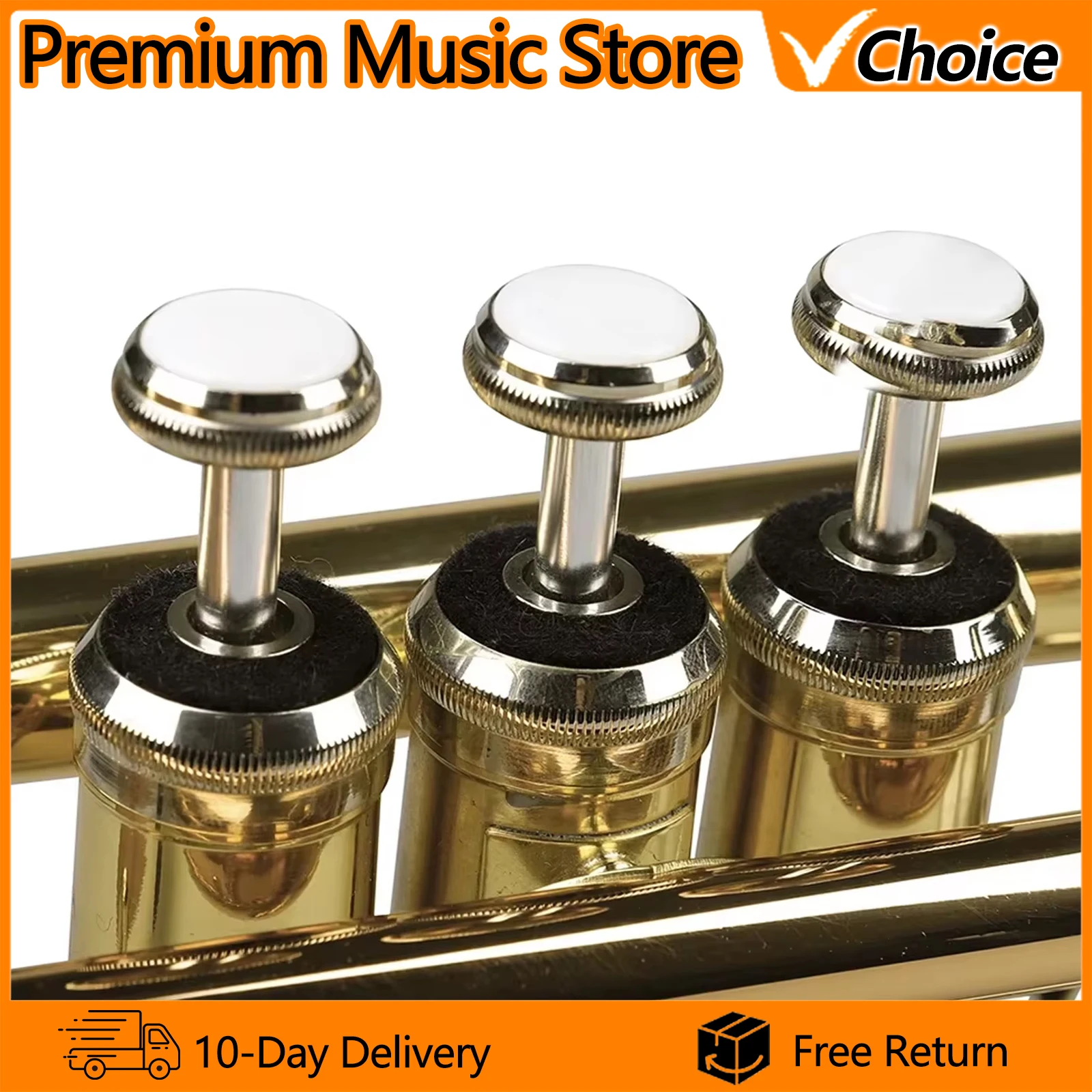 Musical Instrument Cornet - 10Pcs Trumpet Felt Washers Cushion Pad