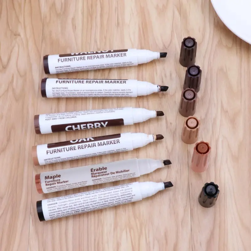 Sửa Chữa Đồ Nội Thất Bút Gỗ Bút Đánh Dấu Cho Touch Ups & Cover Up Sửa Chữa Vết Xước Bút Đánh Dấu Cho Sàn Gỗ, Bàn, Bàn Làm Việc,