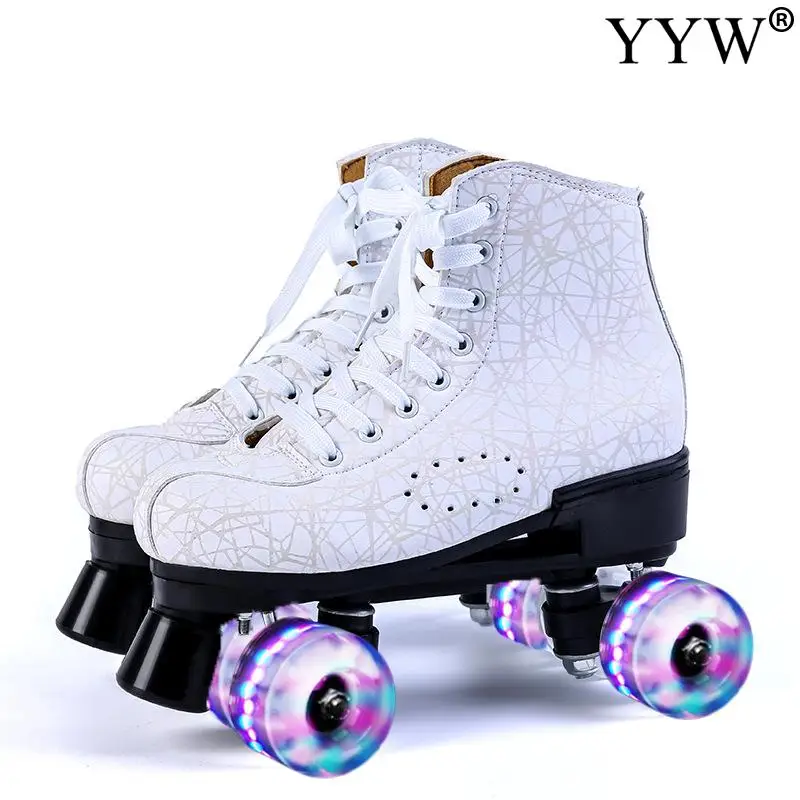 

4 Wheels Roller Skate Shoes Adults Sneakers Beginner Skates Child Ice Skating Shoes Outdoor Sport Sliding Training Footwear Gift