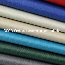 300D Outdoor Oxford Waterproof Fabric By The Meter for Shower Curtain Awnings Tent Car Cover Diy Sewing Ripstop Cloth Black Red