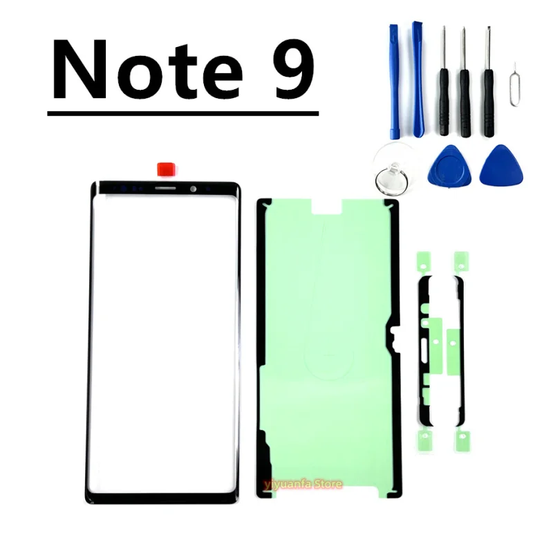 For Samsung Galaxy S8 S9 Plus Note 8 9 10 20 Ultra Front Outer Touch Panel Screen Glass Lens Replacement Parts Note20 S9+