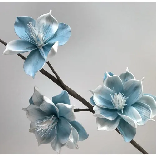 Artificial Pot Blue Lily-Foam Flower-Large Artificial Flower