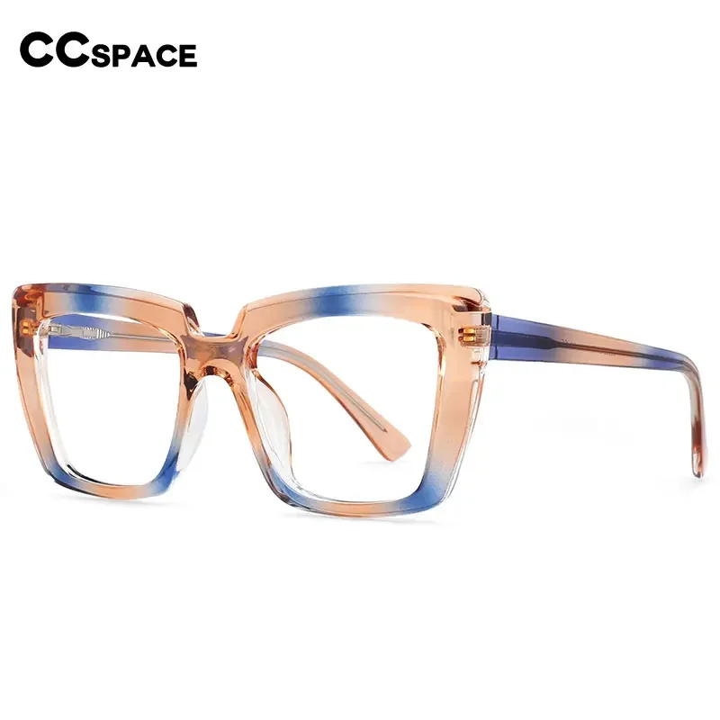 

54340, большая оправа, радужная квадратная оправа для очков с блокировкой синего света, модные компьютерные очки