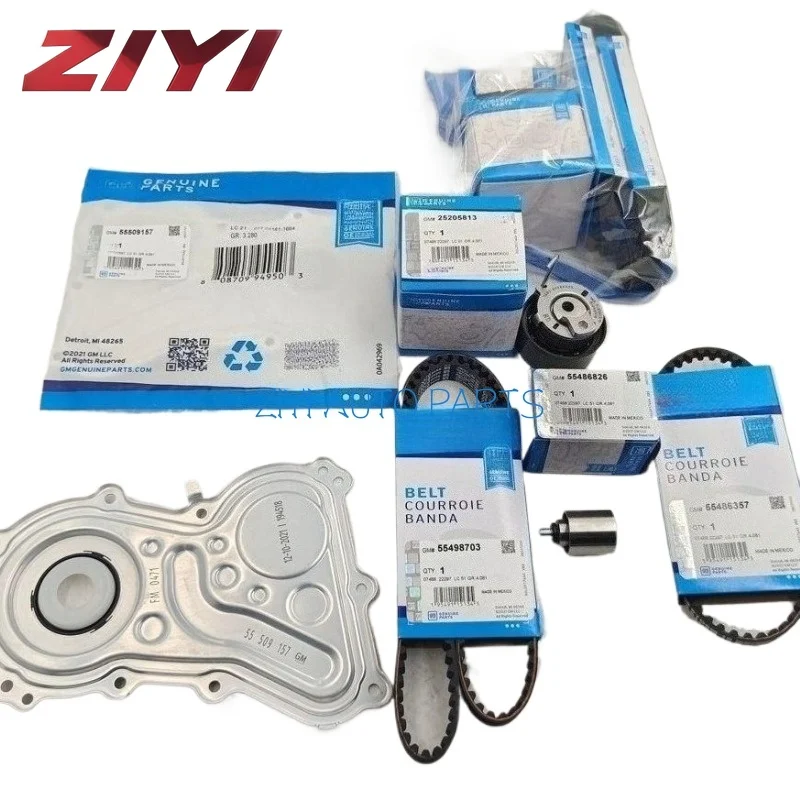 Kit de Correa Tensora de Distribución del Motor de 5 Piezas 55498703 55486357 55509157 25205813 55486826 para GM Onix Tracker Encore Chevrolet
