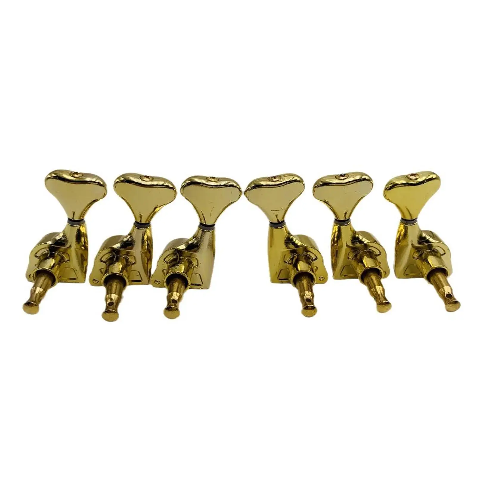 

6 Pieces Guitar String Tuner Pegs with Screw Sturdy Replacement Zinc Alloy Guitar Machine Heads for Classic Guitar Accessories