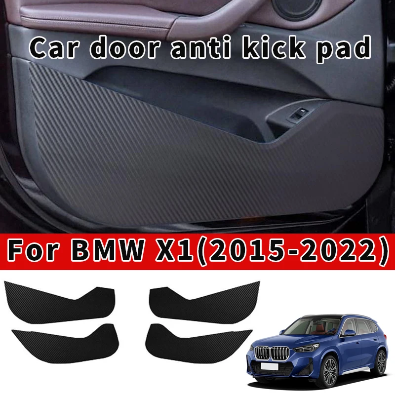 For BMW X1 2015 2022 Car door anti kick pad, door panel protective pad, anti stepping and anti dirt pad Interior Accessories