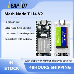 Новый местластичный трекер Heltec T114 V2 Nordic nRF52480 SX1262 LoRa LoRaWAN с 1,9-дюймовым TFT-экраном BLE WiFi