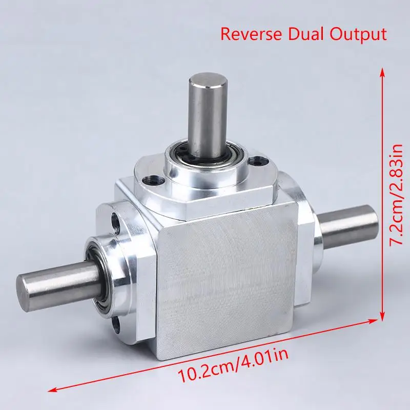 Transmissie met een verhouding van 1:1, tandwielreductieversnellingsbak, 8MM 20T Commutator haakse spiraal.