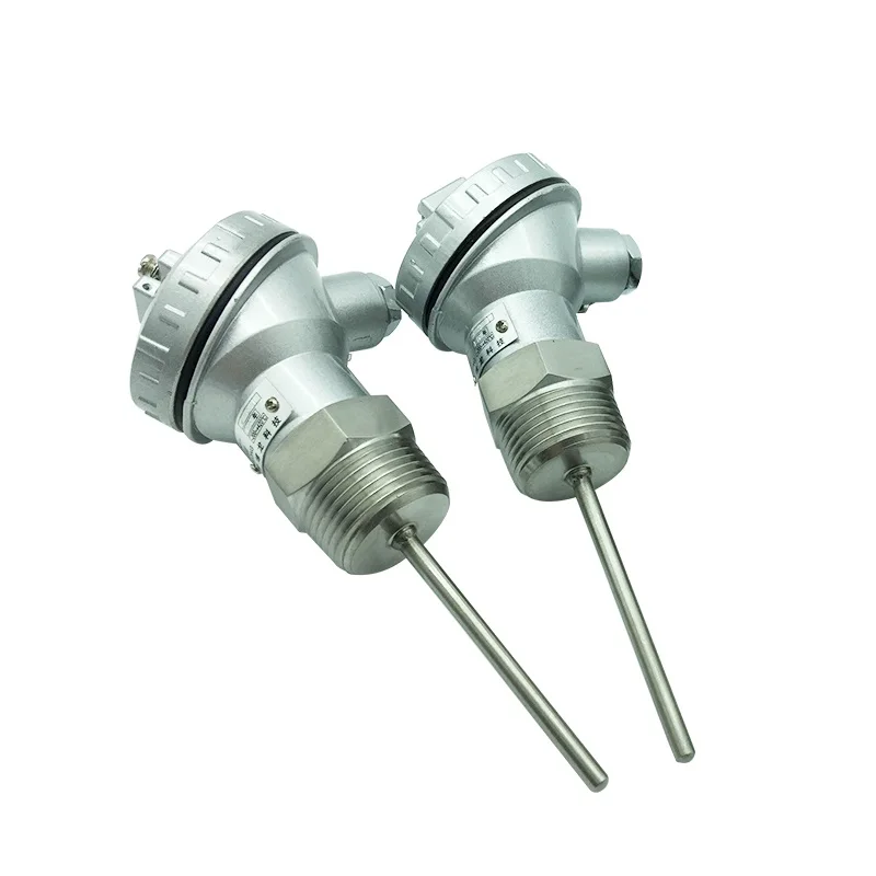 Custom Waterproof Temperature Sensor Probe Thread Connection Explosion Proof Thermocouple