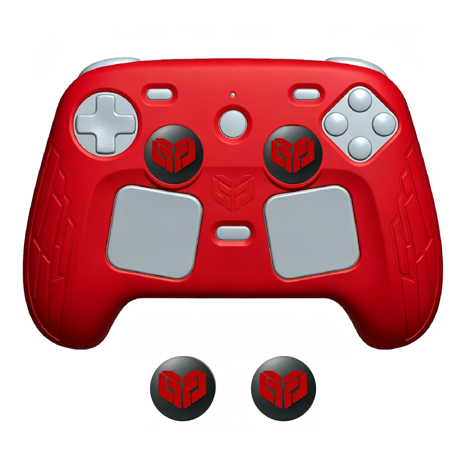 Anti-Slip Controller Skin for Steam Controller 2 2026 Silicone Cover Case with 2pcs Thumb Grip Gaps for Steam Controller 2 view 6