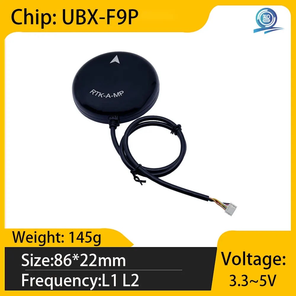UBX-F9P High-Precision GNSS Module RTK Differential Multi Band Positioning Support for UAV Precise Control Mobile Robot