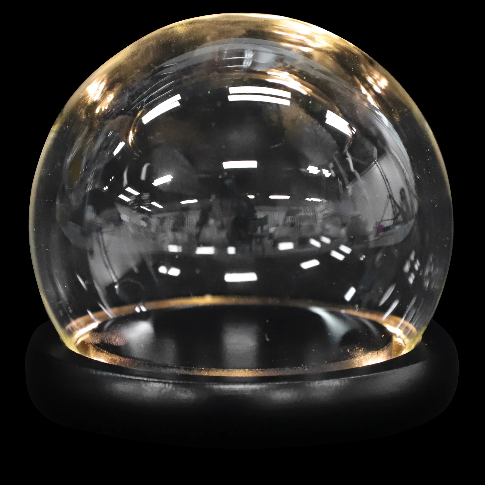 غطاء زجاجي على شكل زهرة أبدية، قاعدة خشبية، قبة شفافة، عرض ديكور لحفلات أعياد الميلاد والولائم وديكور المنزل