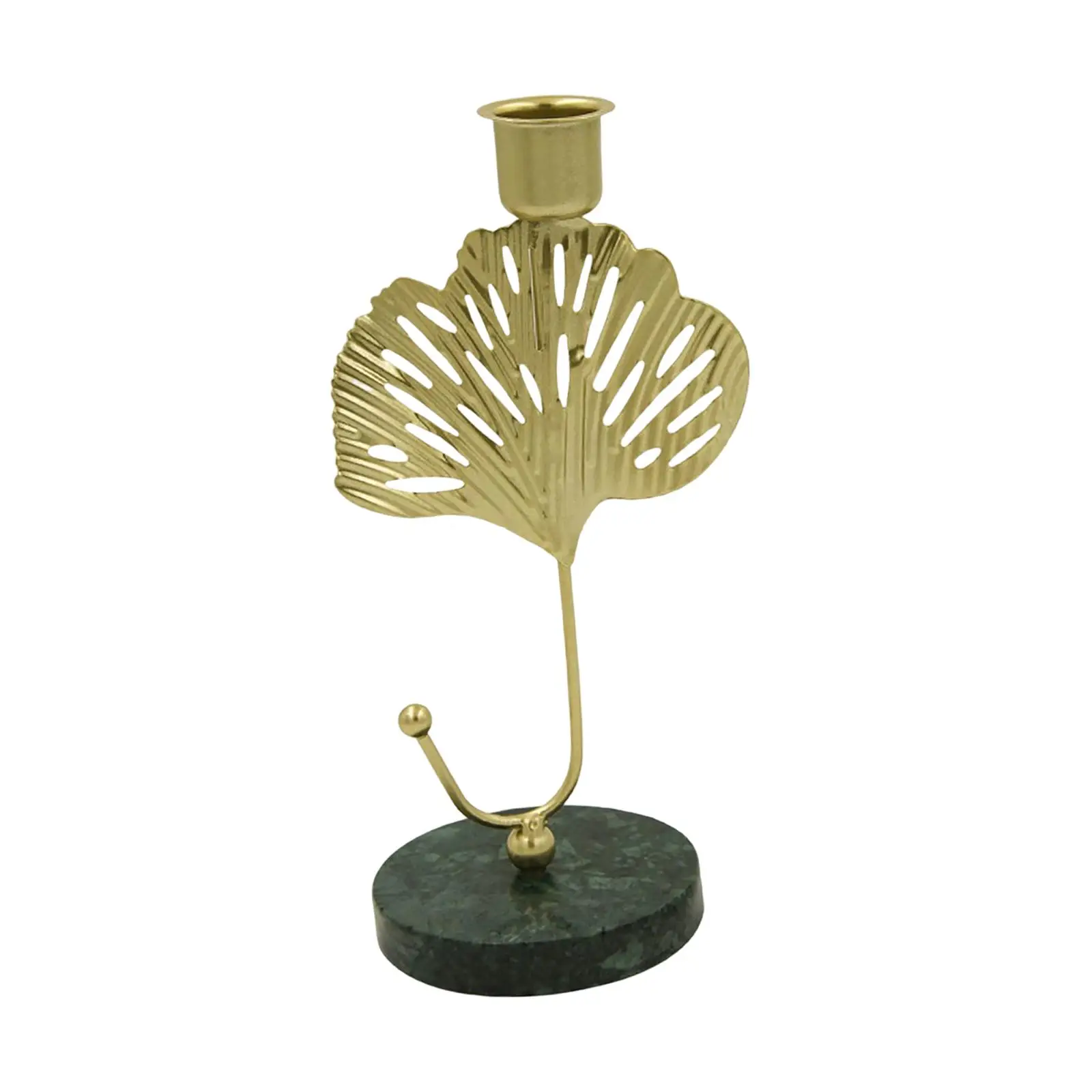 Candlestick Marble Base Tealight Candelabras Mantel Taper Candles Holders for Prayer Candles Hotel Home Diner Room Dinner Table