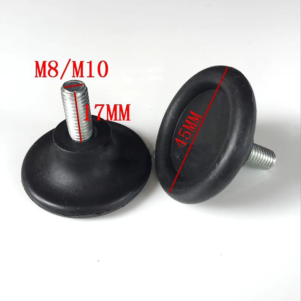 1 Chiếc M8/M10 Bàn Chân Ổn Định Chân Có Thể Điều Chỉnh Chiều Cao Chống Trơn Trượt Êm Mềm Máy Móc Chống Rung điều Chỉnh Chân Miếng Lót