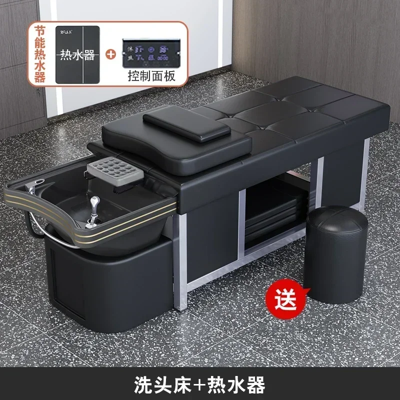 

ss newCeramic basin head therapy shampoo bed hair salon special beauty salon fumigation water circulation massage head therapy b