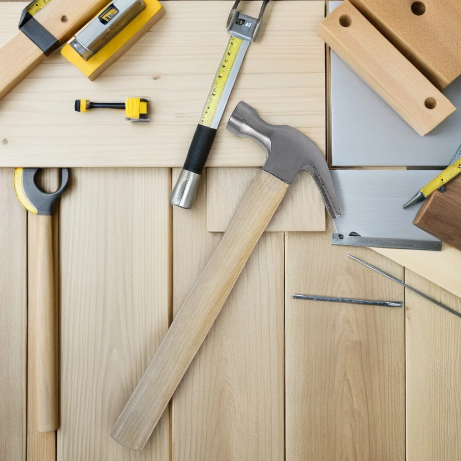 

Multifunctional Claw Hammer for Woodworking and Carpentry Ergonomic Wooden Handle Precise Striking Power Versatile Use for Home