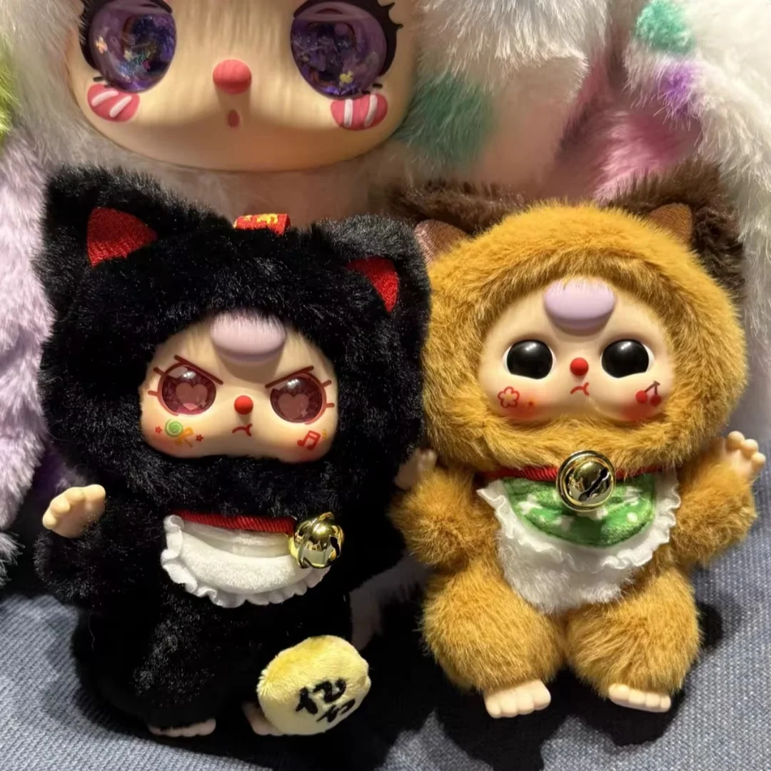 

Genuine Baby Three Billionaire Cat Series Doll Blind Box Kawaii Trendy Play Creative Doll Backpack Pendant Toy Mysterious Gift