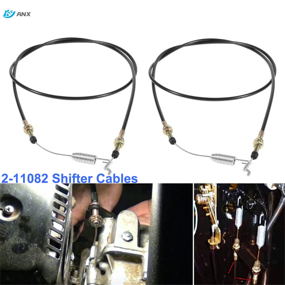 2-11082 Shifter Cables for Chuck Wagon CW-11, CW-413 CW-265 Go-Karts Shifter Wires for American Sportworks Vehicle UTV Parts 2Pc